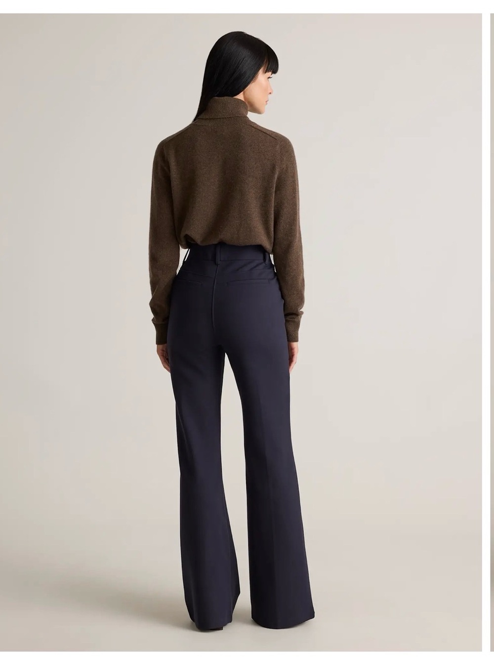 Quince Ultra-Stretch Ponte Flare Leg Pants NWT - Picture 5 of 11